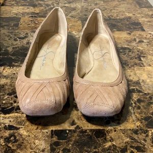 Jessica Simpson mauve color flats size 8.5 NWOT